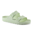 Birkenstock Arizona EVA Narrow Slide Sandal (Women) - Faded Lime Sandals - Slide - The Heel Shoe Fitters