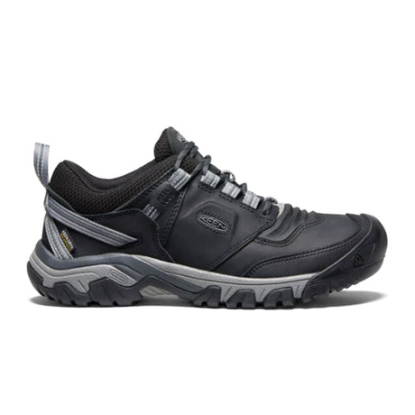 Keen Ridge Flex Waterproof Hiking Shoe (Men) - Black/Magnet Hiking - Low - The Heel Shoe Fitters