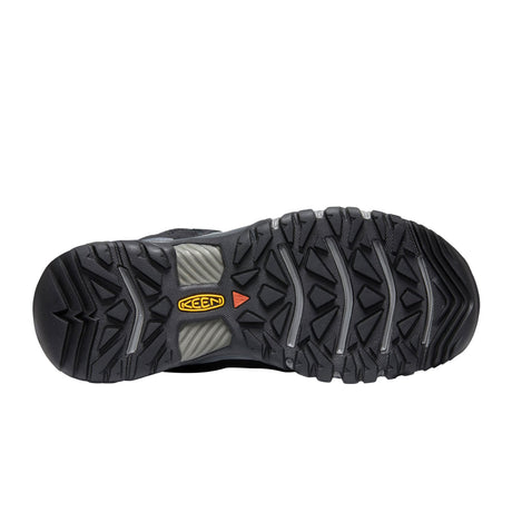 Keen Ridge Flex Waterproof Hiking Shoe (Men) - Black/Magnet Hiking - Low - The Heel Shoe Fitters