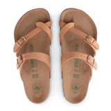 Birkenstock Mayari Vegan Sandal (Women) - Pecan Birkibuc Sandals - Slide - The Heel Shoe Fitters