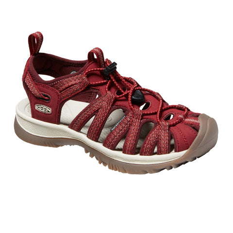 Keen Whisper Sandal (Women) - Red Dahlia – The Heel Shoe Fitters