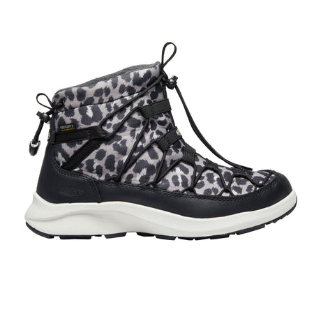 Keen Uneek SNK Chukka II Waterproof Boot (Women) - Animal Print Silver Birch Boots - Winter - Mid Boot - The Heel Shoe Fitters