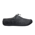 Keen Howser III Slide (Men) - Charcoal Grey Felt/Black Dress-Casual - Slides - The Heel Shoe Fitters