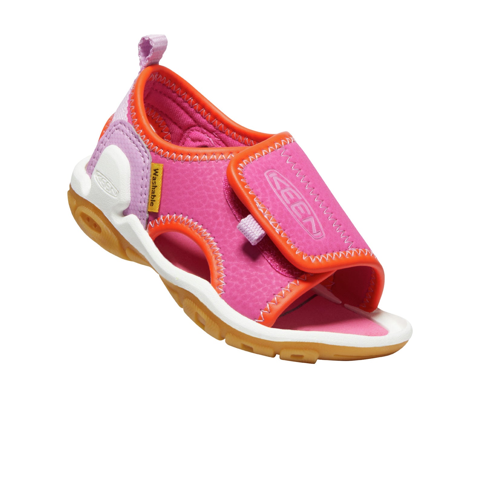 Keen Knotch River Open Toe Toddler Water Shoe (Children) - Magenta/Lilac Chiffon Sandals - Active - The Heel Shoe Fitters