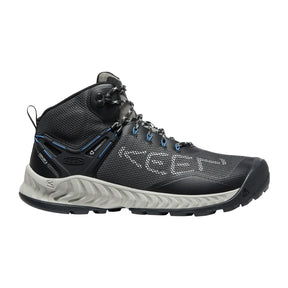 Keen NXIS EVO Mid Waterproof Hiking Shoe (Men) - Magnet/Bright Cobalt Athletic - Walking - The Heel Shoe Fitters