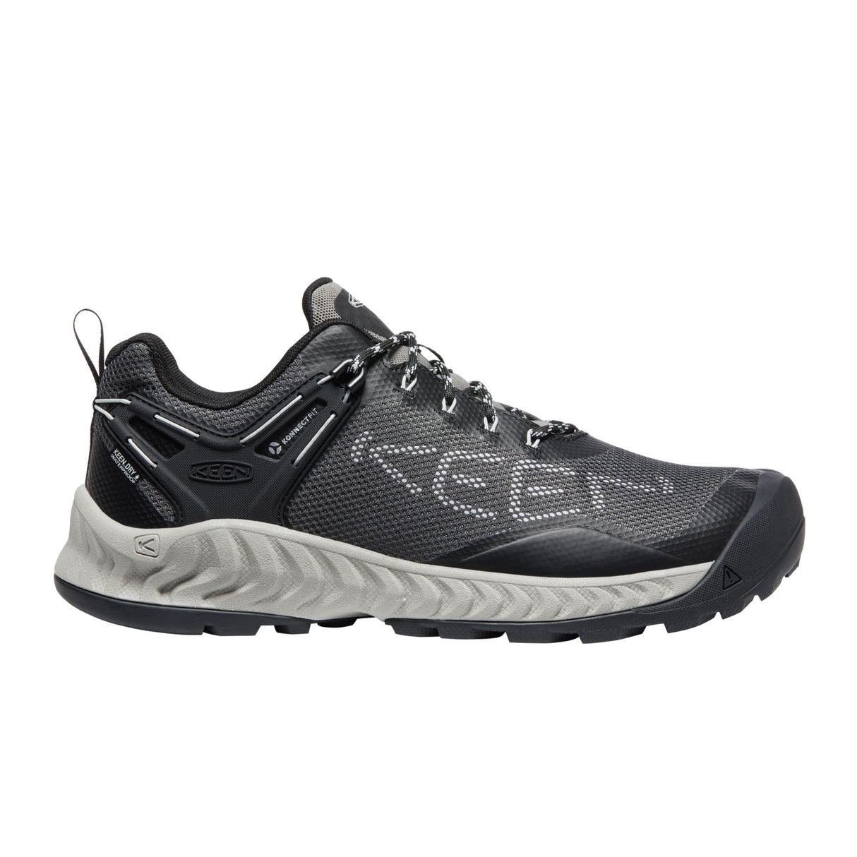 Keen NXIS EVO Waterproof Hiking Shoe (Men) - Magnet/Vapor Hiking - Low - The Heel Shoe Fitters
