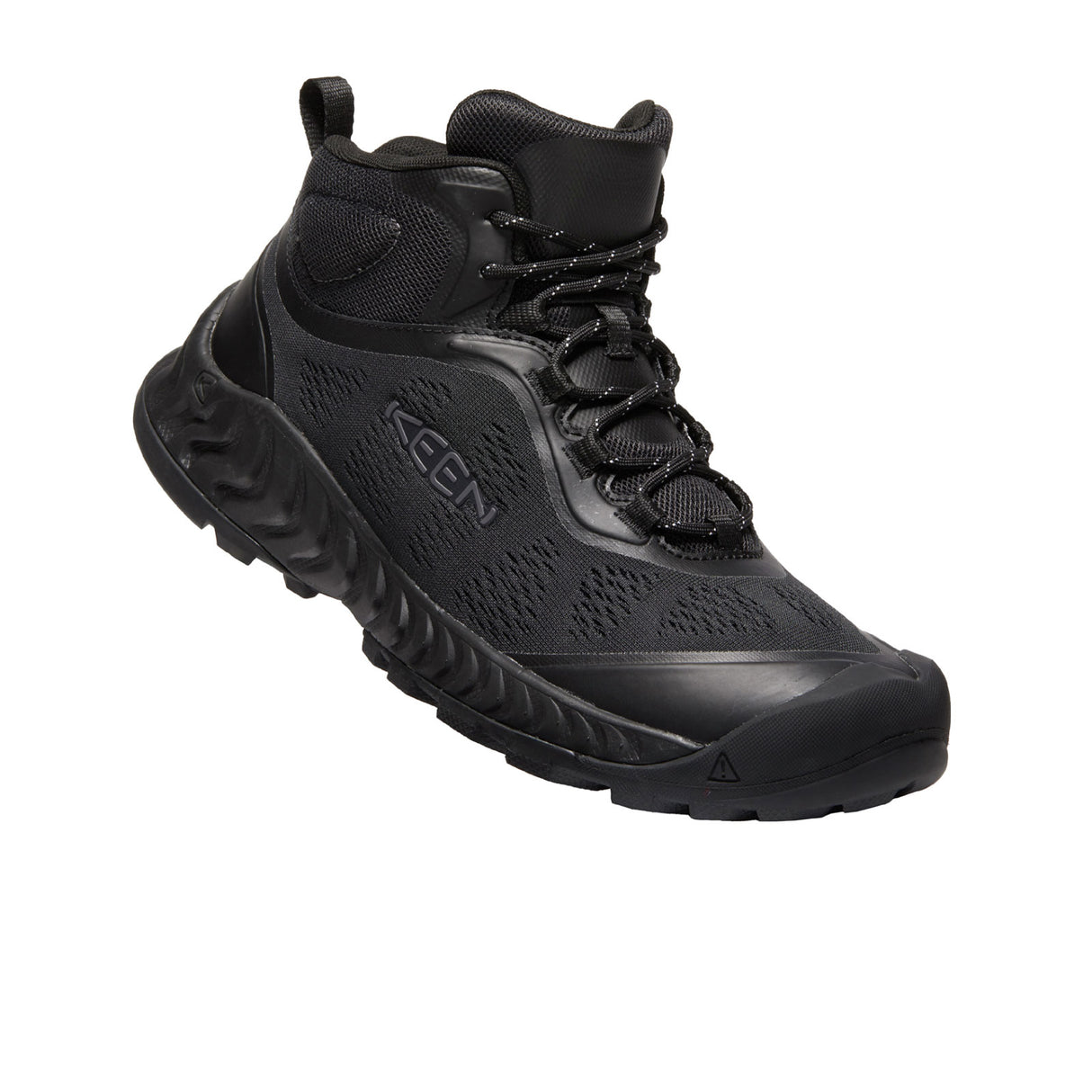Keen NXIS Speed Mid Hiking Shoe (Men) - Black/Magnet Athletic - Hiking - Mid - The Heel Shoe Fitters