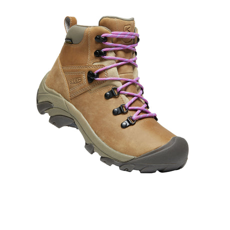 Keen Pyrenees Mid Hiking Boot (Women) - Safari/English Lavender Boots - Hiking - Mid - The Heel Shoe Fitters