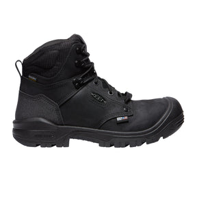 Keen Utility Independence 6" Waterproof Carbon Fiber Toe Work Boot (Men) - Black/Black Boots - Work - 6" - The Heel Shoe Fitters