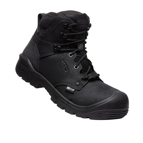 Keen Utility Independence 6" Waterproof Carbon Fiber Toe Work Boot (Men) - Black/Black Boots - Work - 6" - The Heel Shoe Fitters