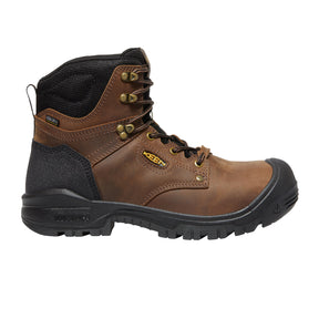 Keen Utility Independence 6" Waterproof Composite Toe Boot (Men) - Dark Earth/Black Boots - Work - 6 Inch - The Heel Shoe Fitters