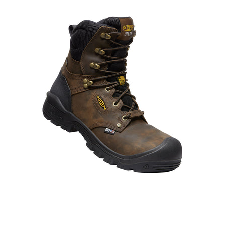 Keen Utility Independence 8" Waterproof Composite Toe Work Boot (Men) - Dark Earth Boots - Work - 8" - Composite Toe - The Heel Shoe Fitters