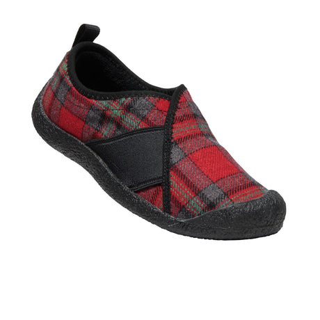 Keen Howser Wrap Slip On (Women) - Red Plaid/Black Dress-Casual - Slip Ons - The Heel Shoe Fitters