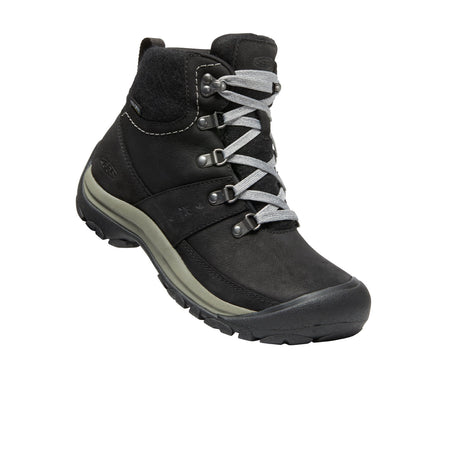 Keen Kaci III Winter Mid Waterproof Boot (Women) - Black/Steel Grey Boots - Winter - Mid Boot - The Heel Shoe Fitters
