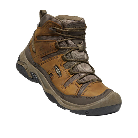 Keen Circadia Mid Waterproof Hiking Boot (Men) - Bison/Brindle Boots - Hiking - Mid - The Heel Shoe Fitters