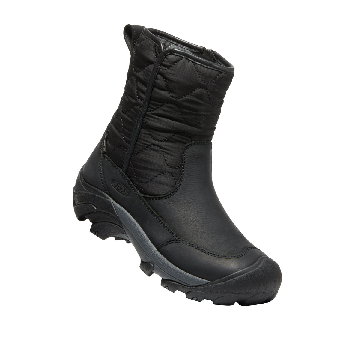 Keen Betty Pull-On Waterproof Boot (Women) - Black/Black Boots - Winter - Mid Boot - The Heel Shoe Fitters