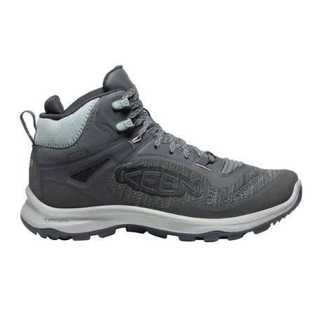 Keen Terradora Flex Mid Waterproof Hiking Boot (Women) - Magnet/Cloud Blue Boots - Hiking - Mid - The Heel Shoe Fitters