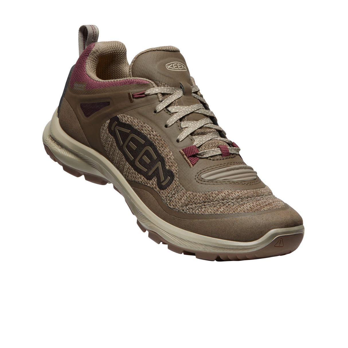 Keen Terradora Flex Waterproof Hiking Shoe (Women) - Canteen/Windsor Wine Hiking - Low - The Heel Shoe Fitters