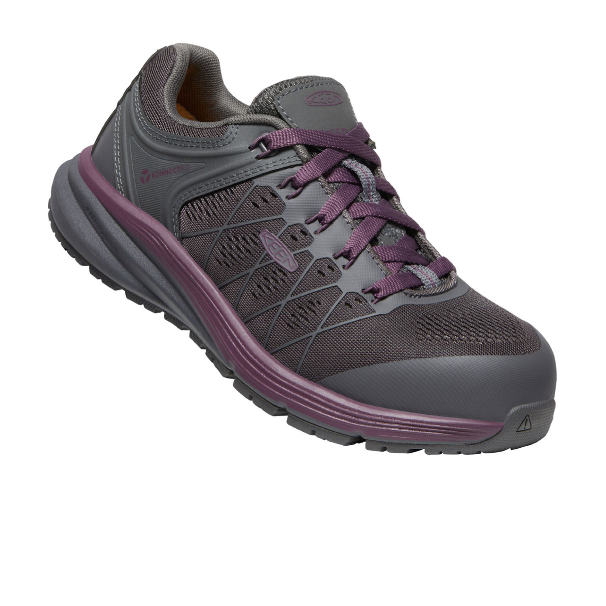 Keen Utility Vista Energy ESD Carbon Fiber Toe Work Shoe (Women) - Magnet/Prune Purple Boots - Work - Low - The Heel Shoe Fitters