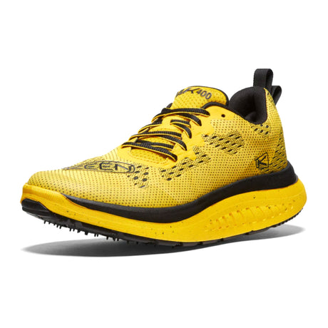 Keen WK400 Waterproof Walking Shoe (Men) - Keen Yellow/Black Athletic - Walking - The Heel Shoe Fitters