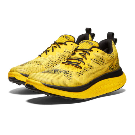 Keen WK400 Waterproof Walking Shoe (Men) - Keen Yellow/Black Athletic - Walking - The Heel Shoe Fitters