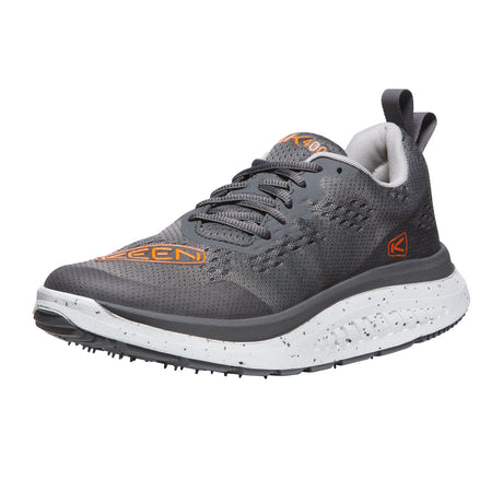 Keen WK400 Walking Shoe (Men) - Steel Grey/Scarlet Ibis Athletic - Walking - The Heel Shoe Fitters