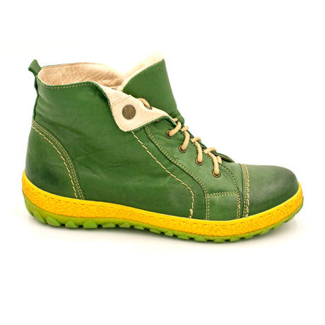 V-Italia Heel Packer Shearling High (Women) - Packer Green Boots - Fashion - Ankle Boot - The Heel Shoe Fitters