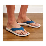 OluKai Ulele Thong Sandal (Men) - Slate Blue/Charcoal Sandals - Thong - The Heel Shoe Fitters