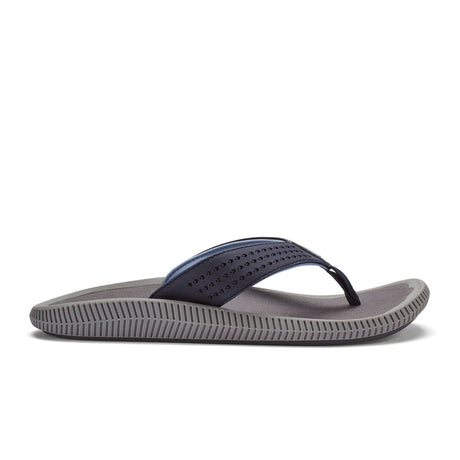 OluKai Ulele Sandal (Men) - Blue Depth/Charcoal Sandals - Thong - The Heel Shoe Fitters