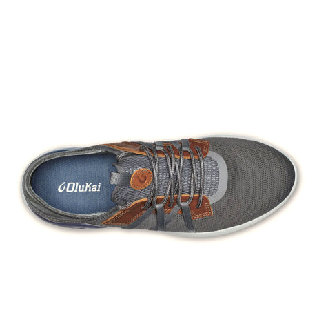 OluKai Mio Li Sneaker (Men) - Pavement/Vintage Indigo Athletic - Athleisure - The Heel Shoe Fitters