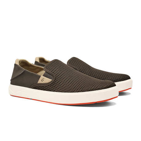 OluKai Lae'ahi Slip On Sneaker (Men) - Kona/Kona Dress-Casual - Sneakers - The Heel Shoe Fitters