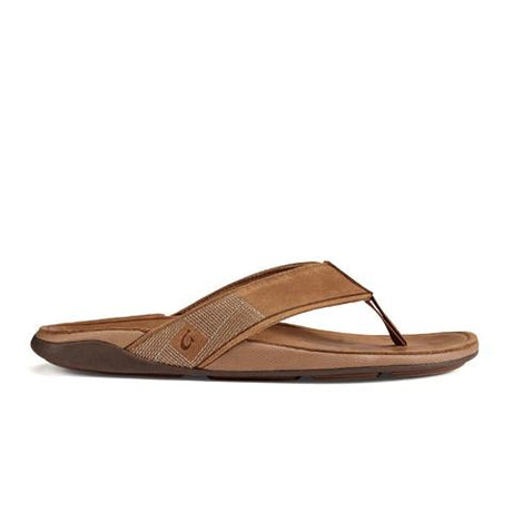 OluKai Tuahine Thong Sandal (Men) - Toffee/Toffee Sandals - Thong - The Heel Shoe Fitters