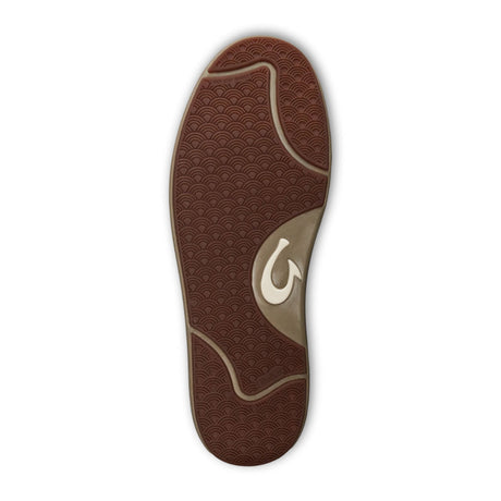 OluKai Lae'ahi Lauhala Slip On (Men) - Dark Wood/Dark Wood Dress-Casual - Slip Ons - The Heel Shoe Fitters