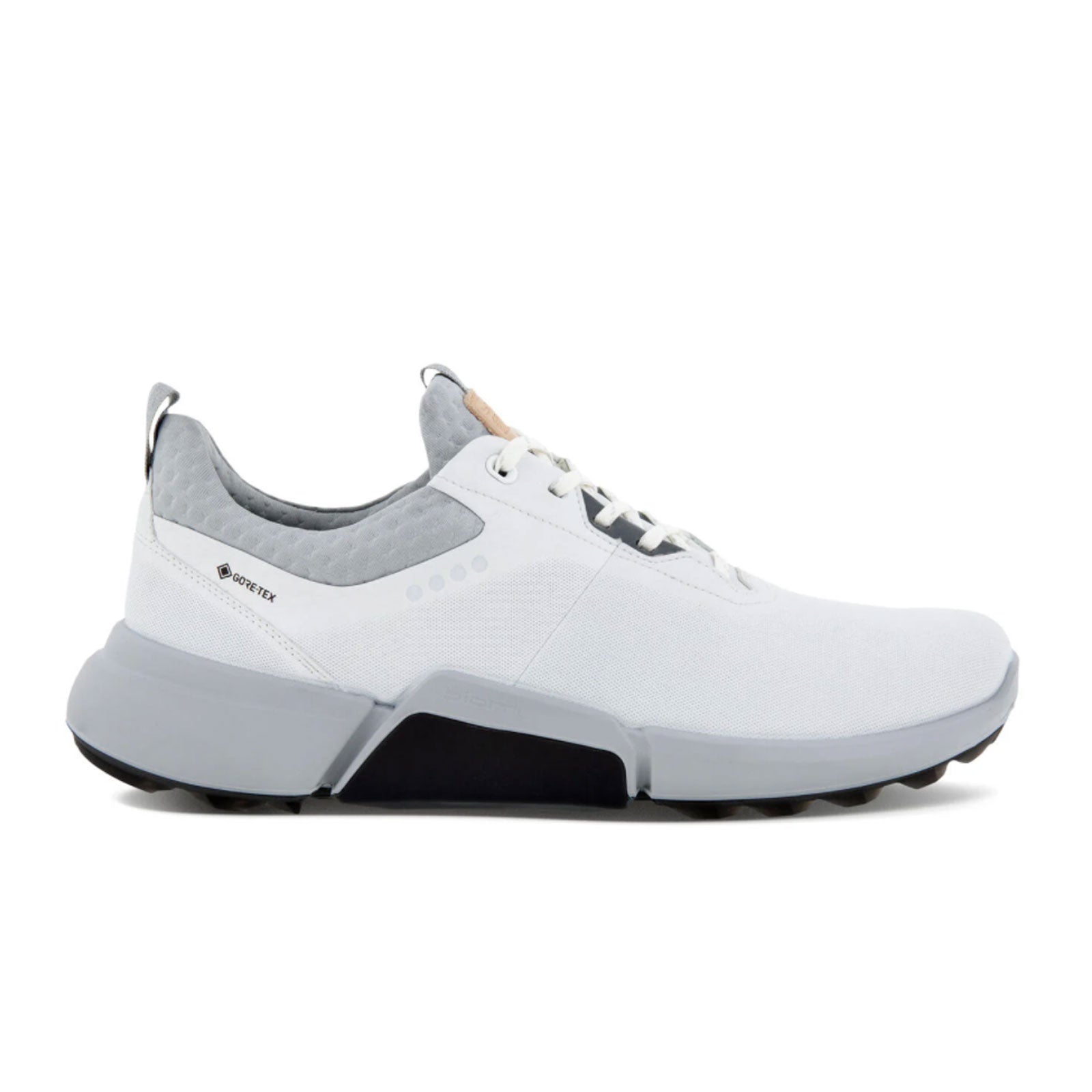 ECCO Golf Biom H4 Laced Shoe (Men) - White/Concrete