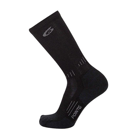 Point6 Tactical Tracker Extra Light Crew (Men) - Black Accessories - Socks - Lifestyle - The Heel Shoe Fitters