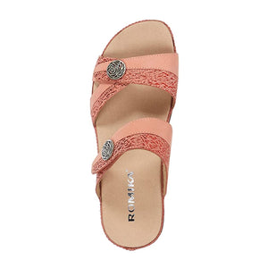 Romika Fidschi 22 Slide Sandal (Women) - Koralle Redice/Kombi Sandals - Slide - The Heel Shoe Fitters