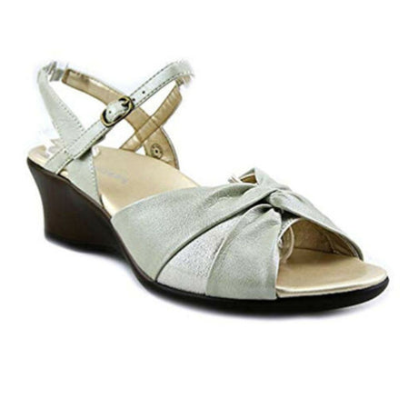 Akaishi Michi Wedge Sandal (Women) - Pearl Sandals - Heel/Wedge - The Heel Shoe Fitters