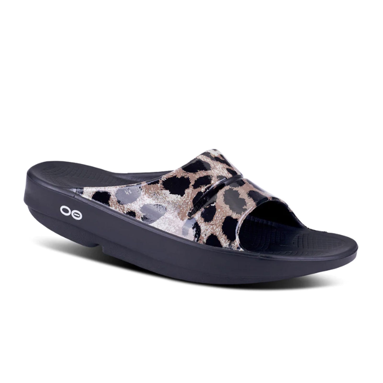 Oofos OOahh Limited Slide (Women) - Cheetah