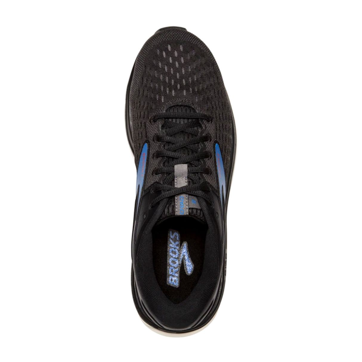 Brooks Dyad 11 (Men) - Black/Ebony/Blue Athletic - Running - The Heel Shoe Fitters