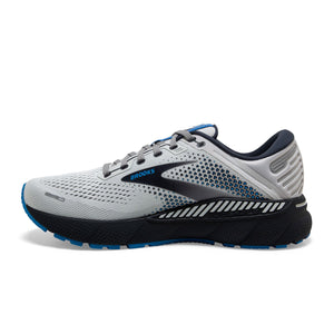 Brooks Adrenaline GTS 22 Running Shoe (Men) - Oyster/India Ink/Blue Athletic - Running - The Heel Shoe Fitters