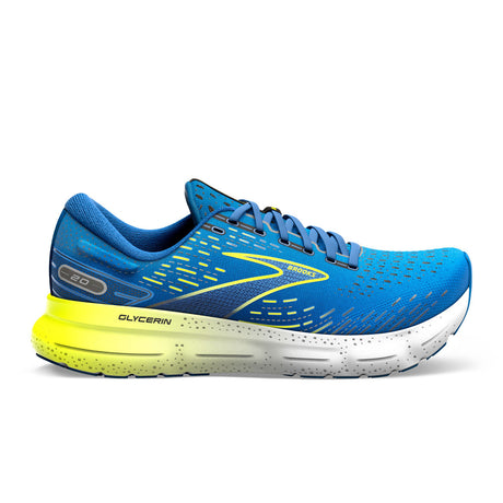 Brooks Glycerin 20 (Men) - Blue/Nightlife/White Athletic - Running - The Heel Shoe Fitters