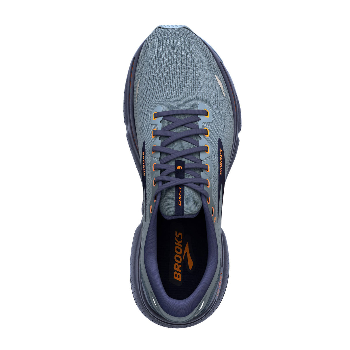 Brooks Ghost 15 Running Shoe (Men) - Flintstone/Peacoat/Oak Athletic - Running - The Heel Shoe Fitters