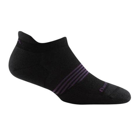 Darn Tough Element No Show Tab Lightweight with Cushion (Women) - Black Accessories - Socks - Performance - The Heel Shoe Fitters