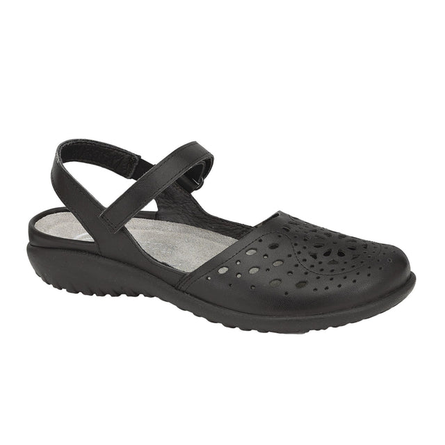 Naot Arataki Backstrap Sandal (Women) - Black Raven Dress-Casual - Flats - The Heel Shoe Fitters