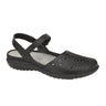 Naot Arataki Backstrap Sandal (Women) - Black Raven Dress-Casual - Flat - The Heel Shoe Fitters