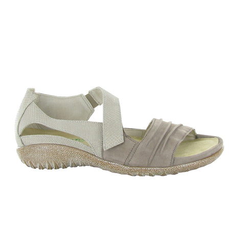 Naot Papaki Backstrap Sandal (Women) - Stone Nubuck/Beige Lizard Leather Sandals - Backstrap - The Heel Shoe Fitters