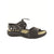 Naot Mangere (Women) - Coal/Pecan Sandals - Backstrap - The Heel Shoe Fitters