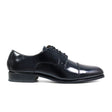 Florsheim Broxton Cap Toe Oxford (Men) - Black Crackle/Black Velvet/Black Raven Dress-Casual - Oxfords - The Heel Shoe Fitters