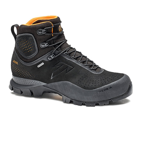 Tecnica Forge GTX Leather (Men) - Black/Orange Boots - Hiking - Mid - The Heel Shoe Fitters