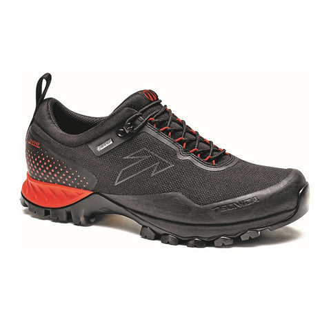 Tecnica Plasma S GTX Low Hiking Shoe (Men) - Black/Rich Lava Hiking - Low - The Heel Shoe Fitters